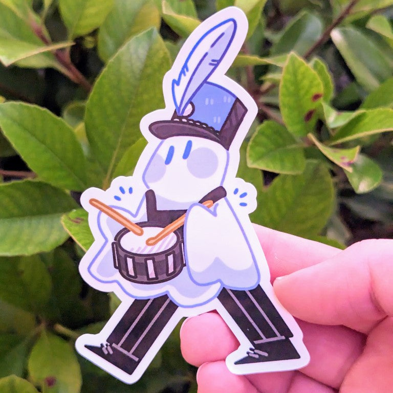 Ghost Marching Band Stickers