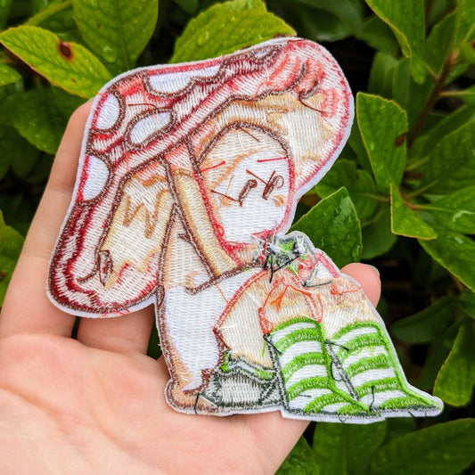 Red Mushroom Ghost Patch