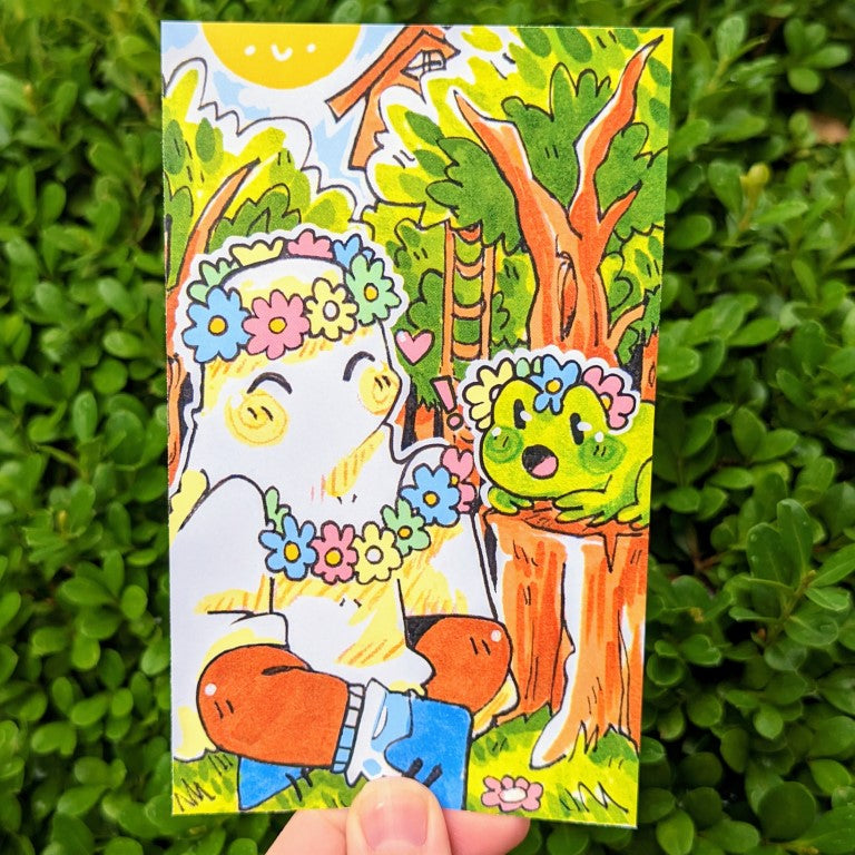 Runaway Ghost and Frog Pal Mini Prints