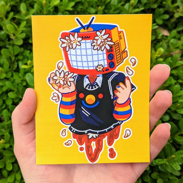 TV Head Gore Mini prints