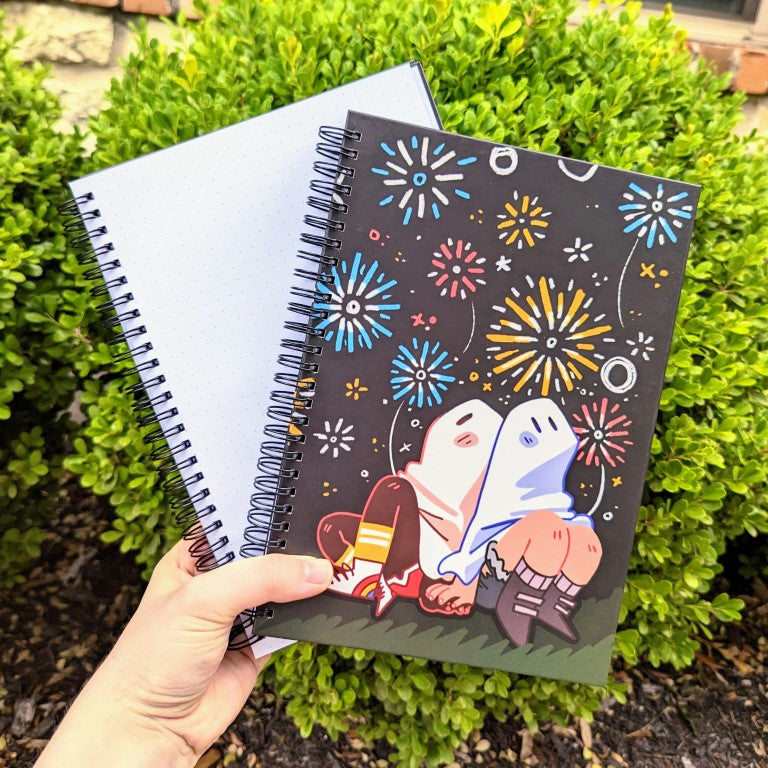 Firework Ghosts Notebook