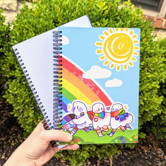 Pride Parade Ghosts Notebook