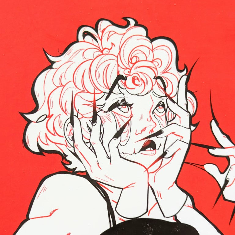 Droopy Eye Girl Notebook