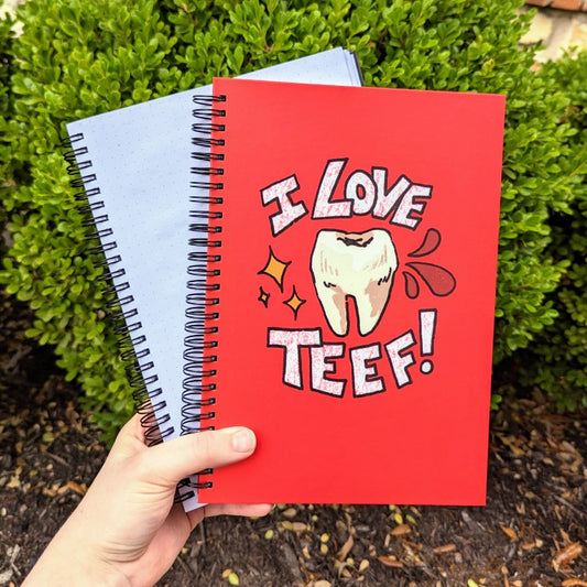 I Love Teef! Notebook