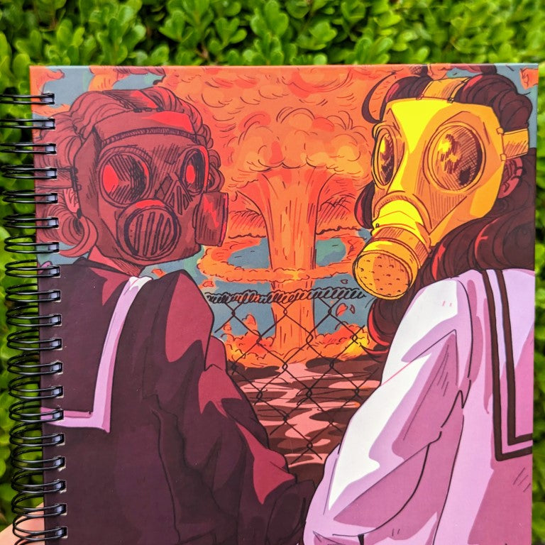 Gas Mask Girls Notebook