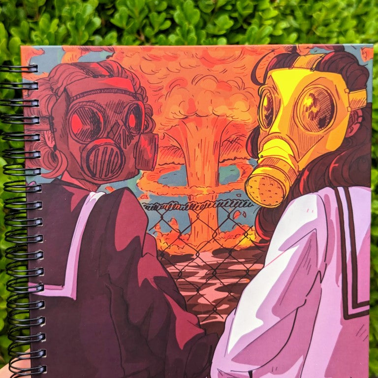 Gas Mask Girls Notebook