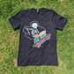 Short-Sleeve Skelly Skater Ghost Glow-in-the-Dark Black T-Shirt