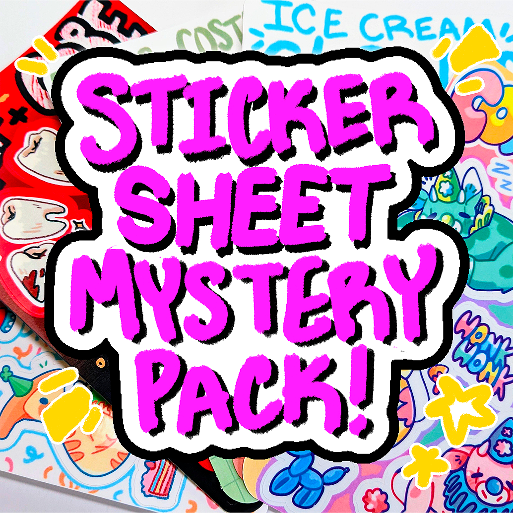 Mystery Sticker Sheet Packs!