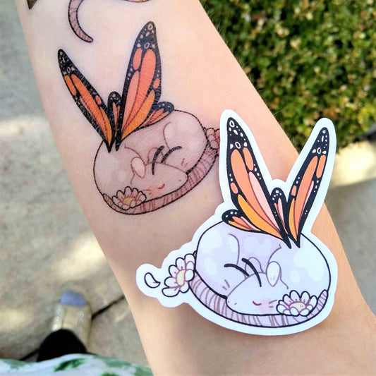 Butterat Temporary Tattoos - Butterfly Ratbug