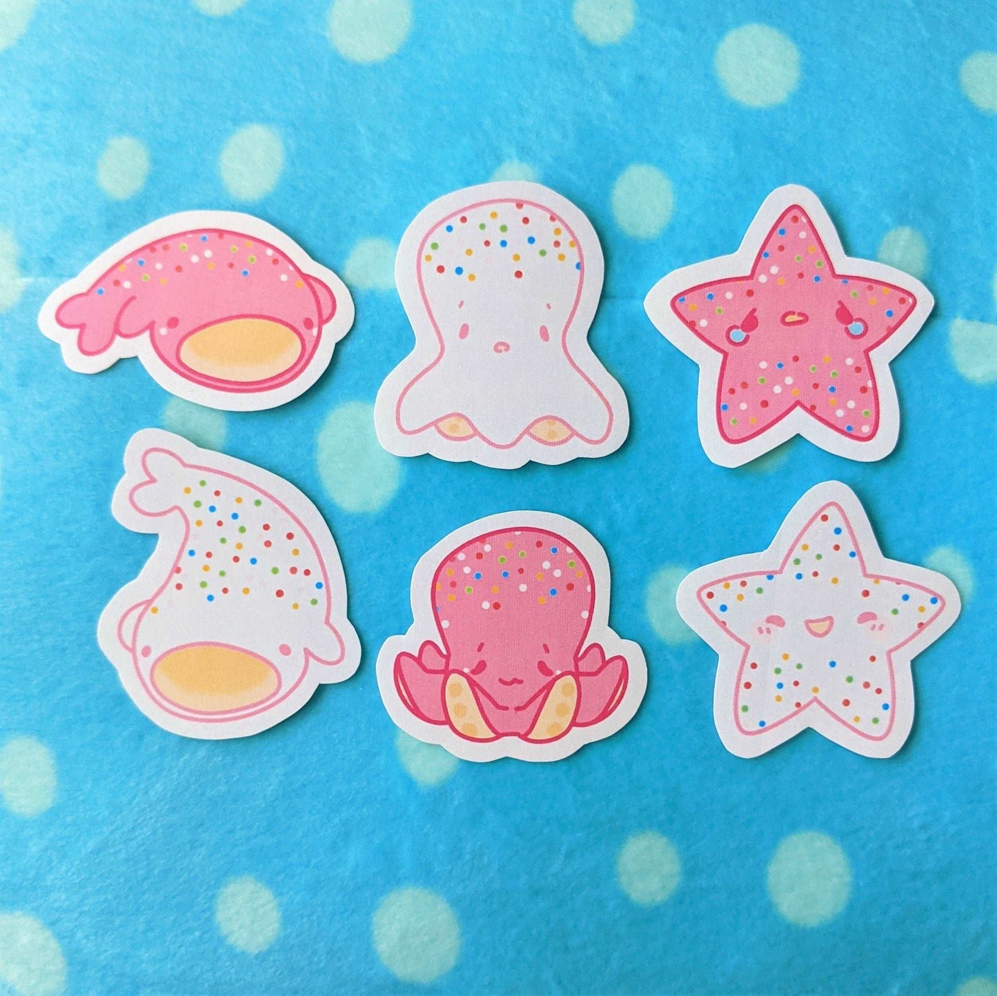 Sea Animal Cookies Sticker Set!