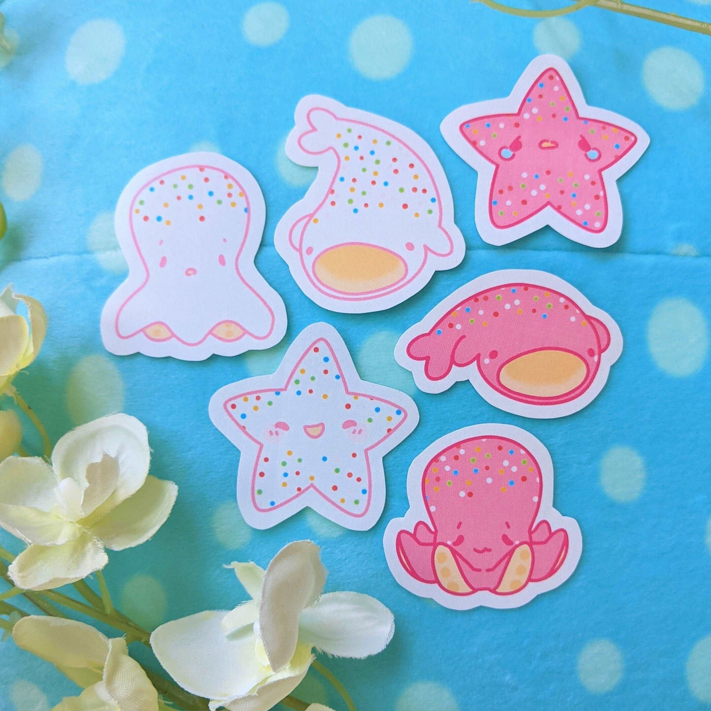 Sea Animal Cookies Sticker Set!
