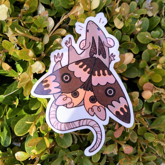 Mothrat Temporary Tattoos - Moth Ratbug