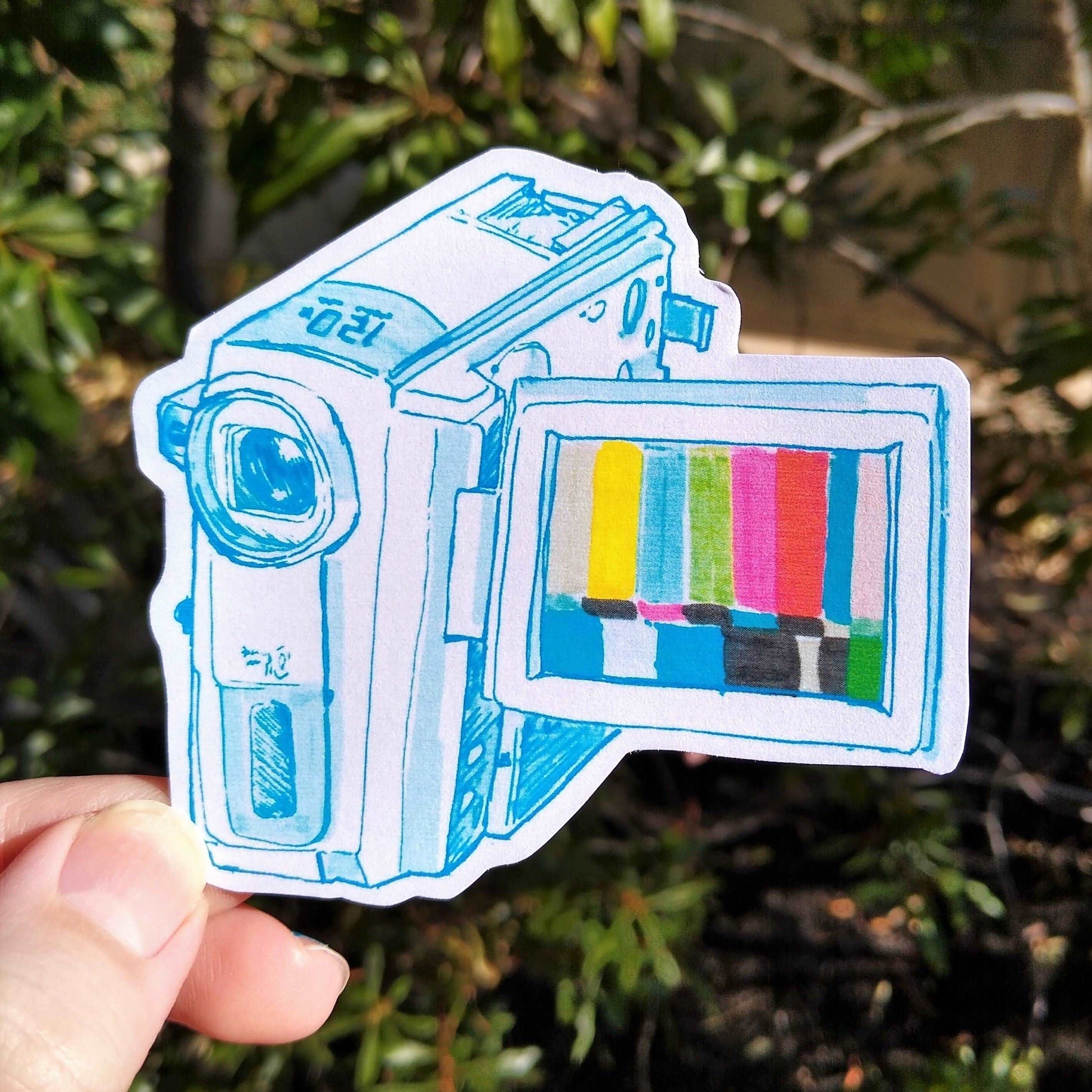 Screen Glitch Sticker!