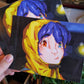 Mini Blue Haired Girl Mini Print 4x6 Glossy Print