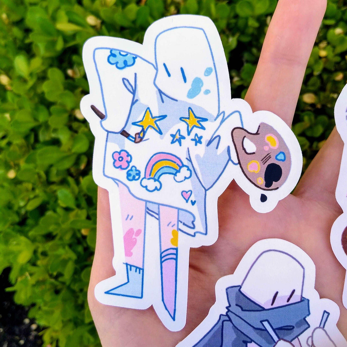 Off Ghost Sticker Cute Ghost Stickers! : V2 – Milky Tomato