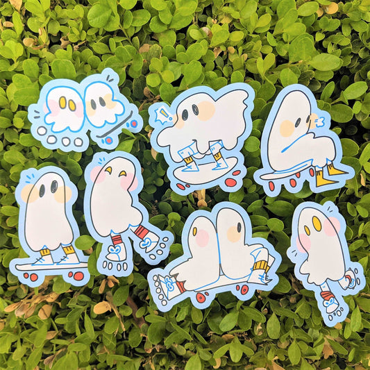 Silly Doodle Ghost Stickers!