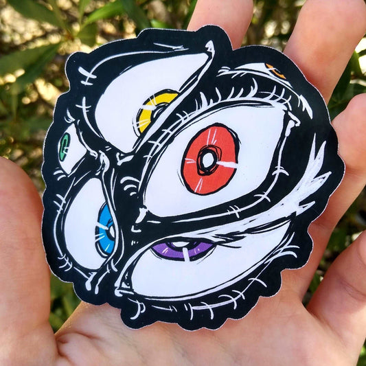 Rainbow Eyes Sticker!