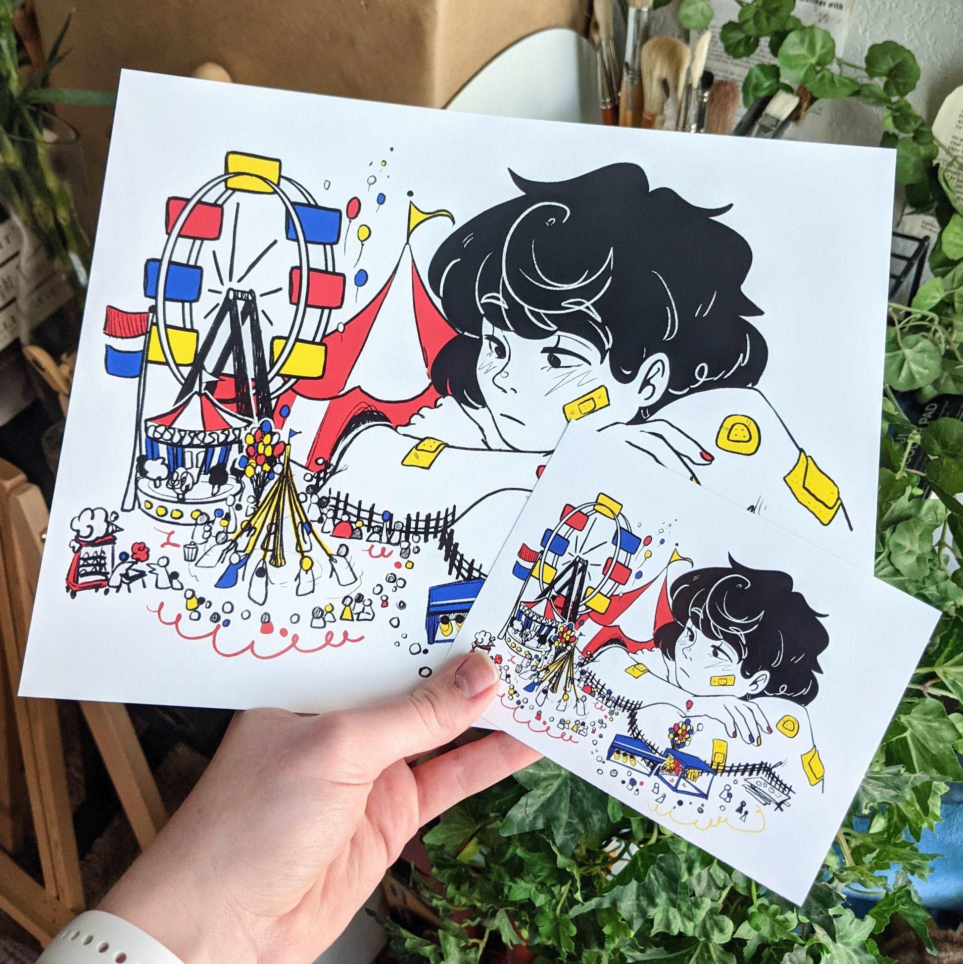 Circus Daydream Mini Print 4x6 Glossy Print