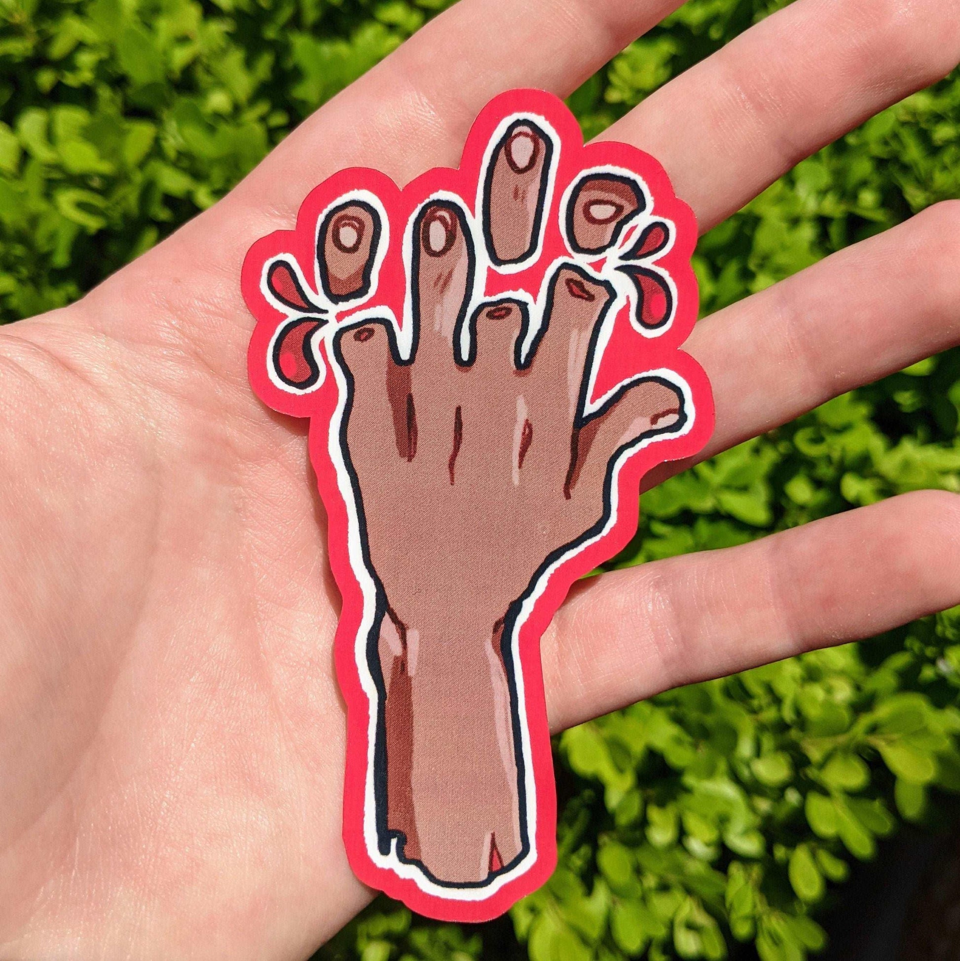 Chopped Fingers Stickers