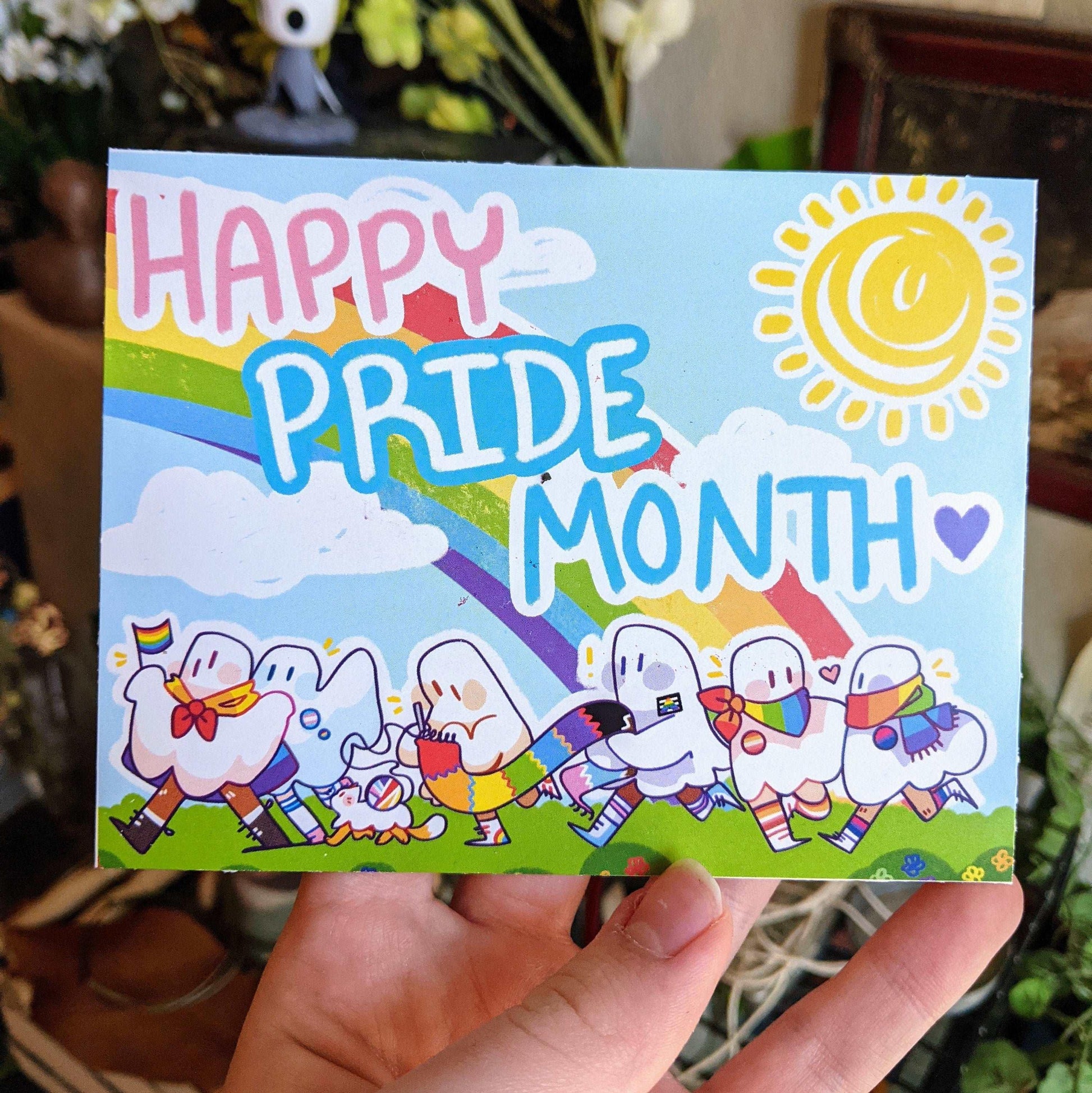 Ghost Pride Parade Mini Print 4x5 Glossy Print