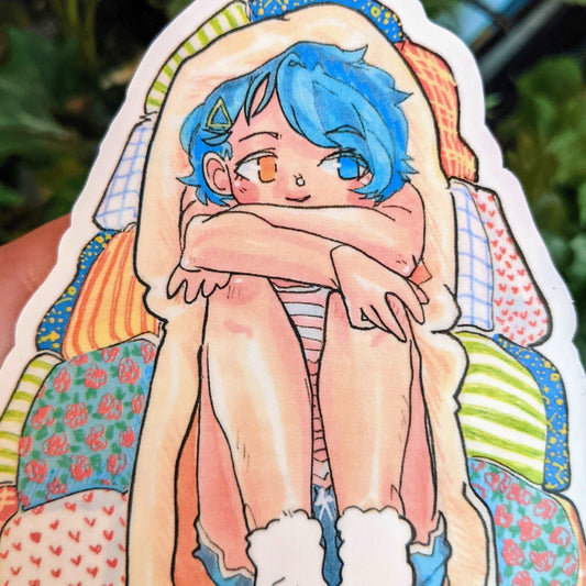 Quilt Girl Sticker!