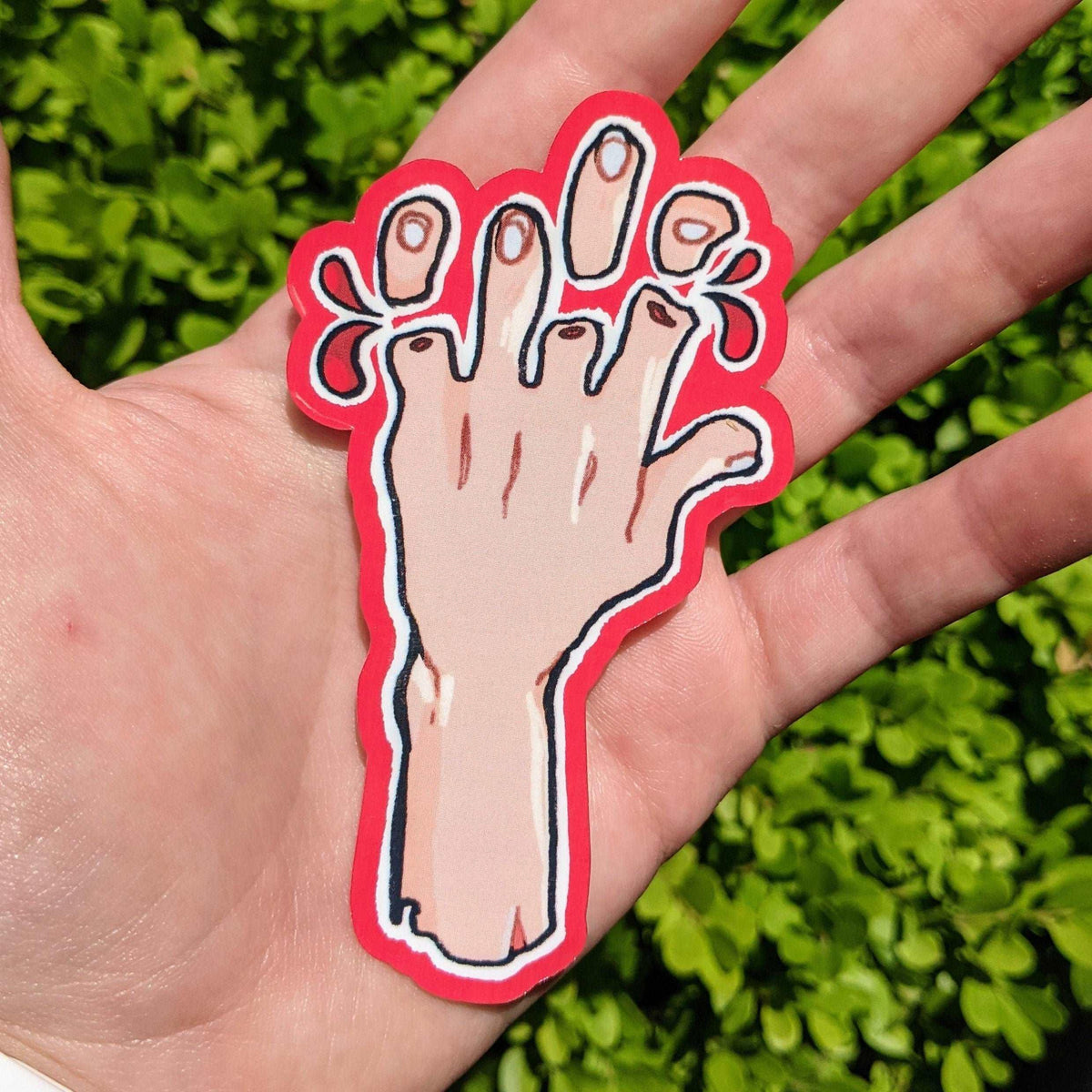 Finger Sticker Examples Chopped Fingers Stickers – Milky Tomato