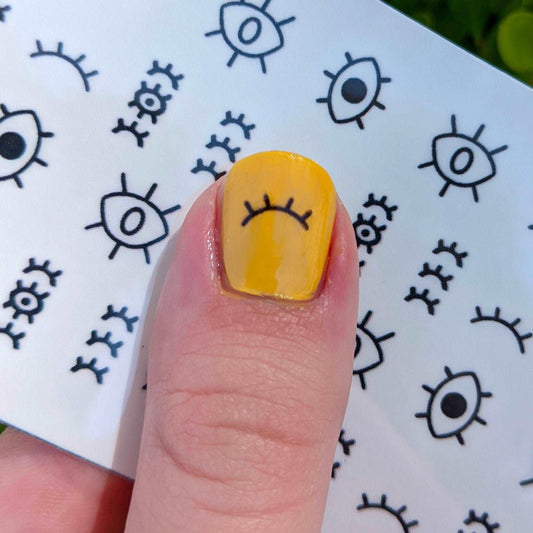 Eye Nail Temporary Tattoos!