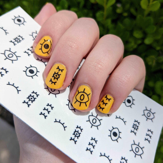 Eye Nail Temporary Tattoos!