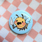 Chaotic Bee Buttons 1.5 inch