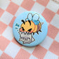 Chaotic Bee Buttons 1.5 inch