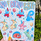 Dino Party Sticker Sheet