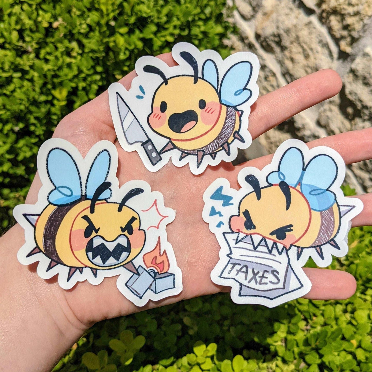 Chaotic Bees Stickers!