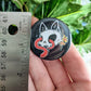 Snakes in Skulls Buttons 1.5 inch - MilkyTomato