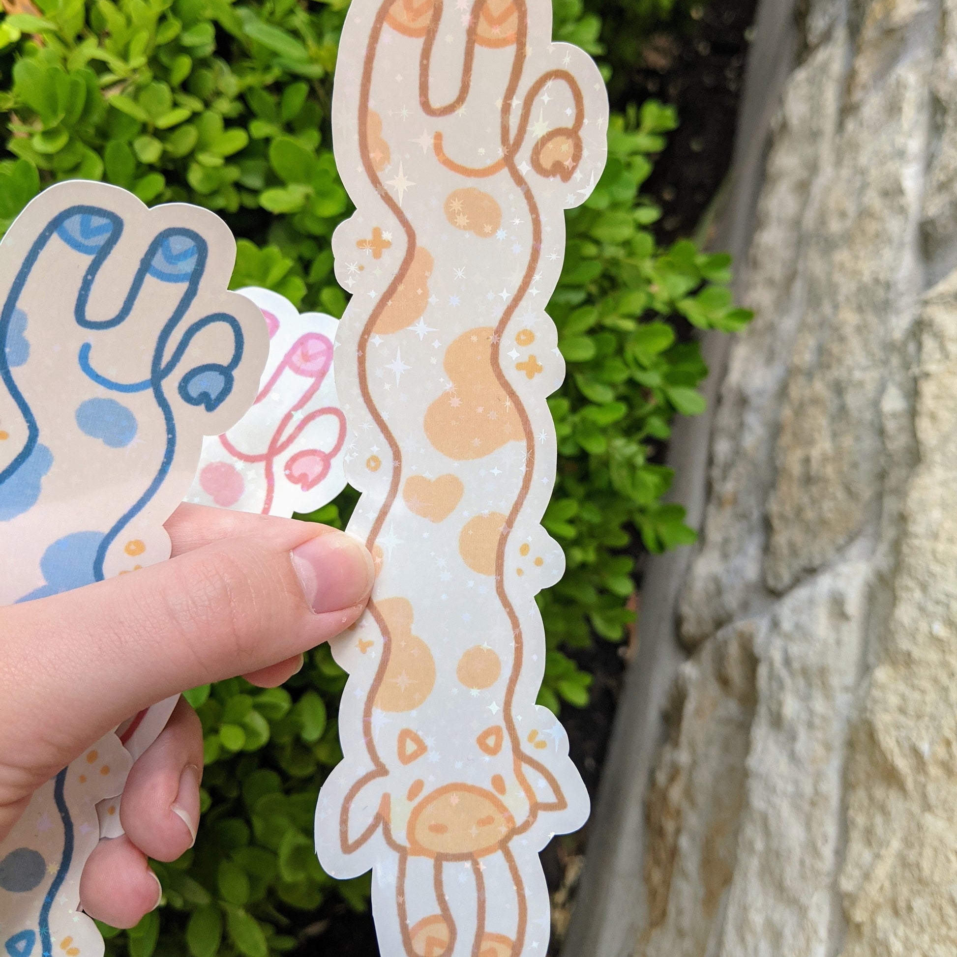 Sparkly Long Cow Stickers! - MilkyTomato