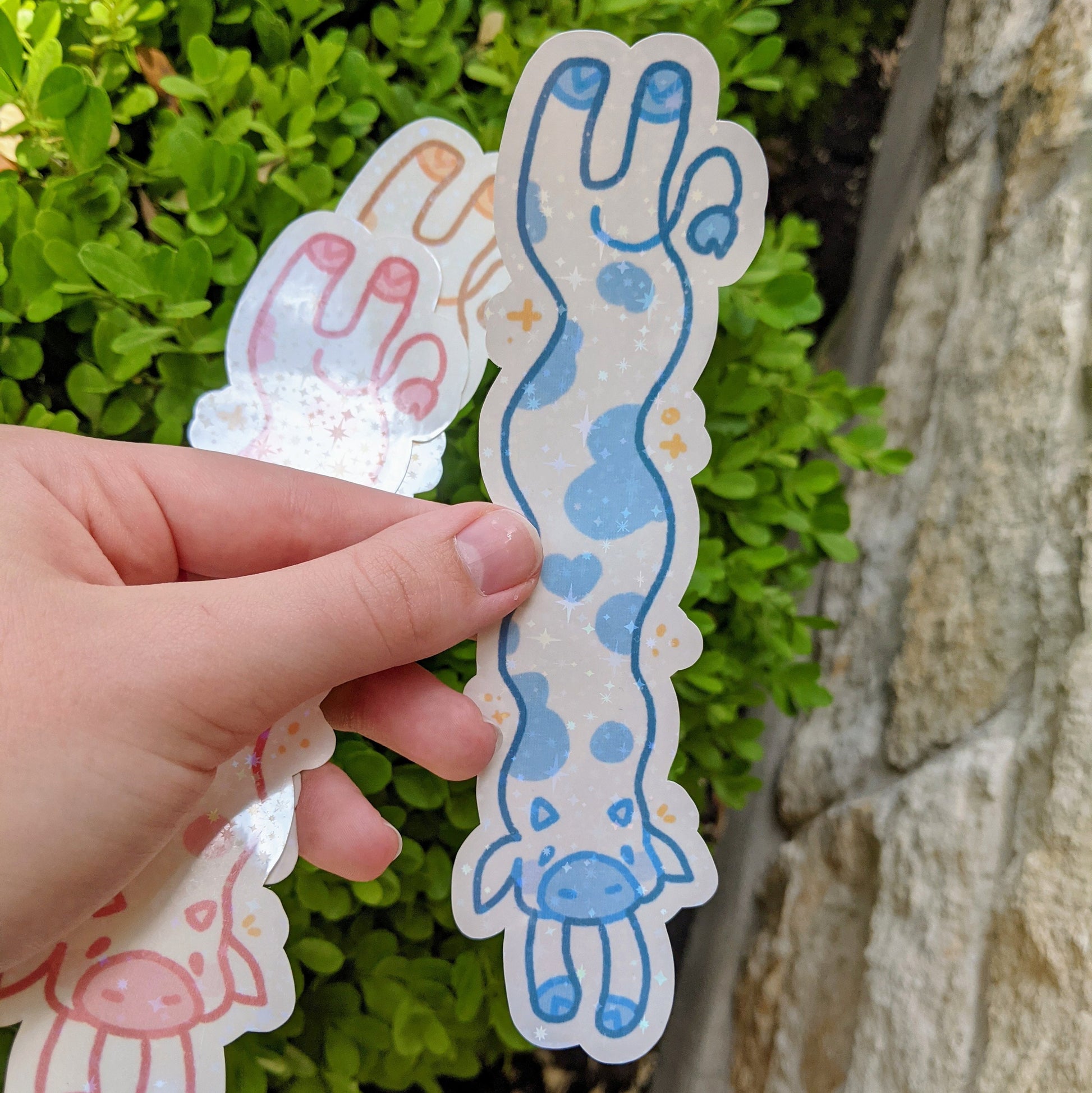 Sparkly Long Cow Stickers! - MilkyTomato