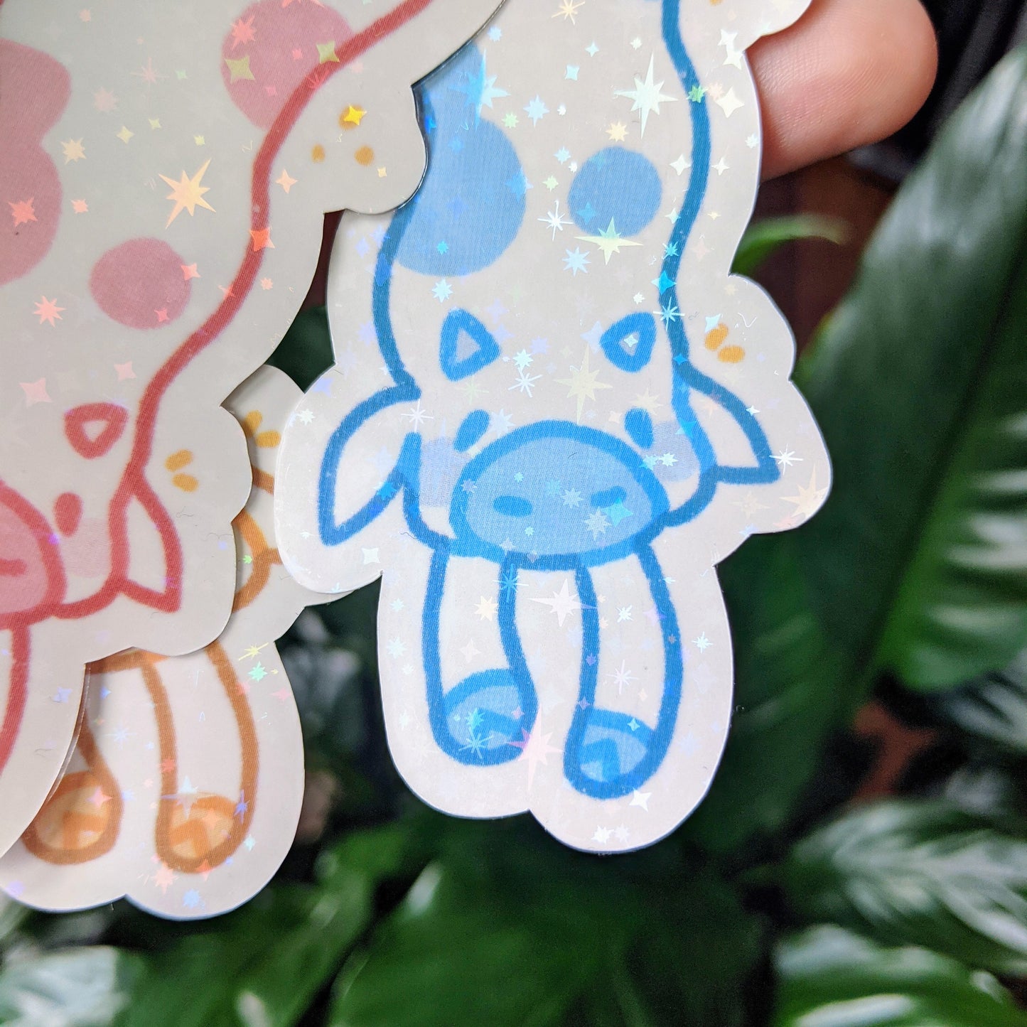 Sparkly Long Cow Stickers! - MilkyTomato