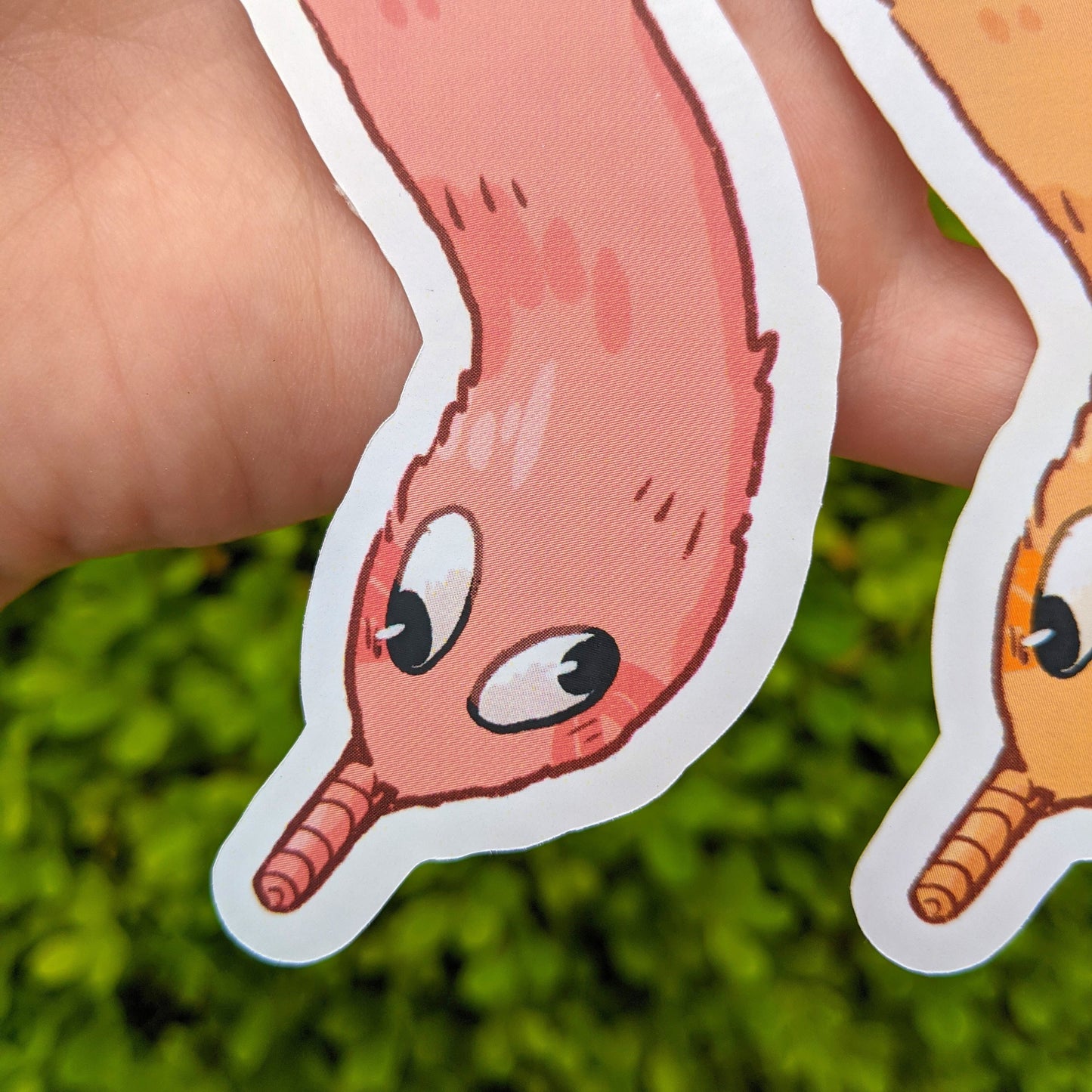 Worm on a String Stickers! - MilkyTomato
