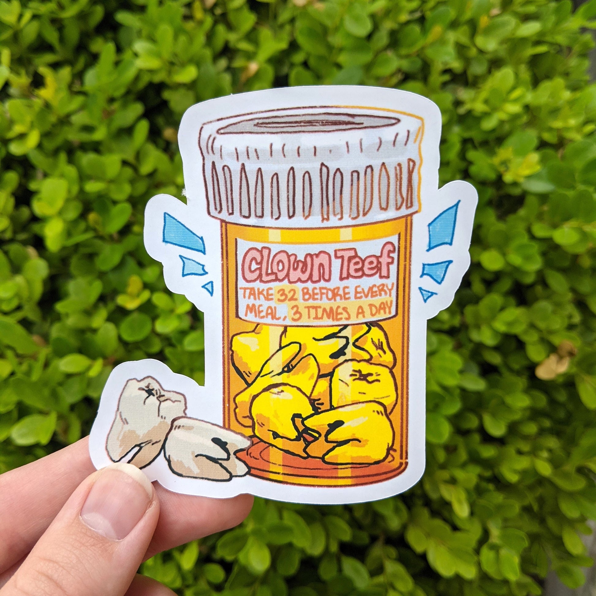 Teeth Pills Stickers! - MilkyTomato