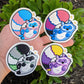 Cute Raccoon Pride Flag Stickers // FUNDRAISER // Pride Flag Waterproof/Weatherproof Sticker - MilkyTomato