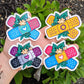 Bandaid Pride Flag Stickers // FUNDRAISER // Pride Flag Waterproof/Weatherproof Sticker - MilkyTomato