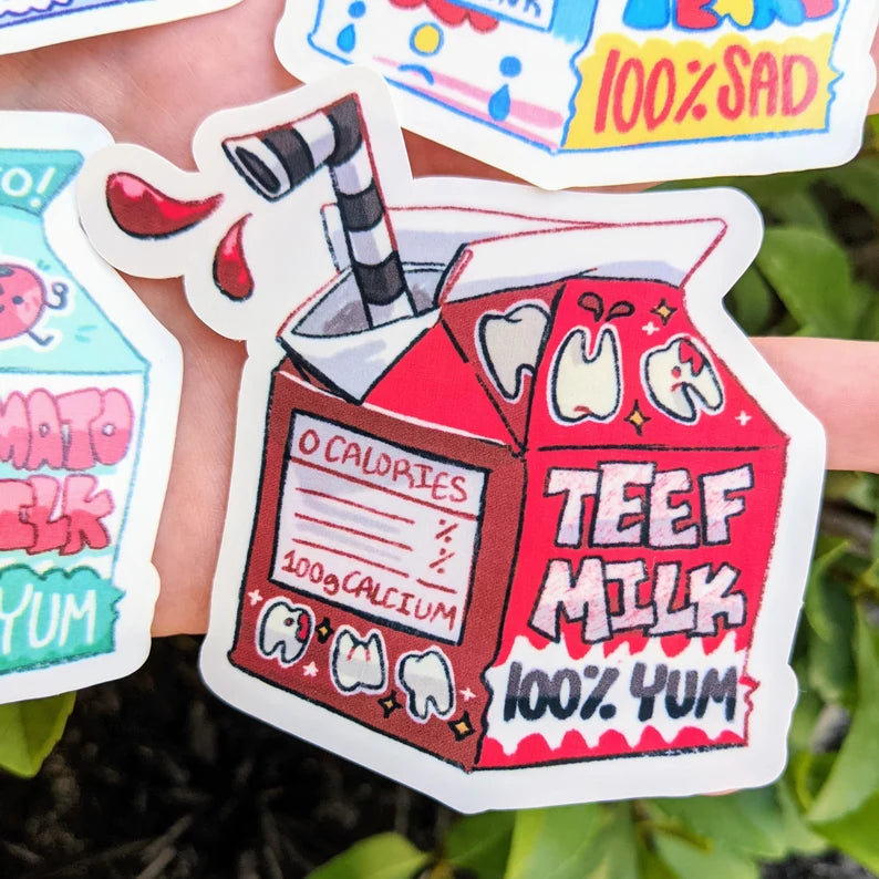 Milk Carton Sticker Set! - MilkyTomato